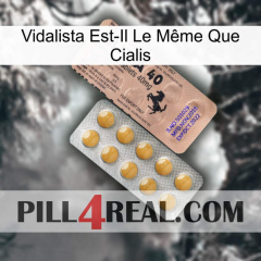 Vidalista Est-Il Le Même Que Cialis 41
